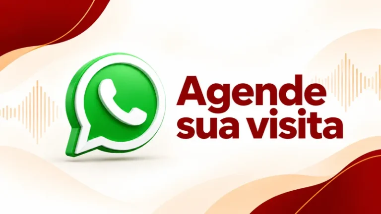 Convite para agendar uma visita à Rádio Maanaim pelo WhatsApp