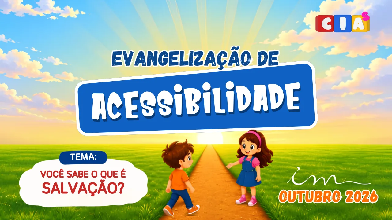 Arte da evangelização da classe de acessibilidade
